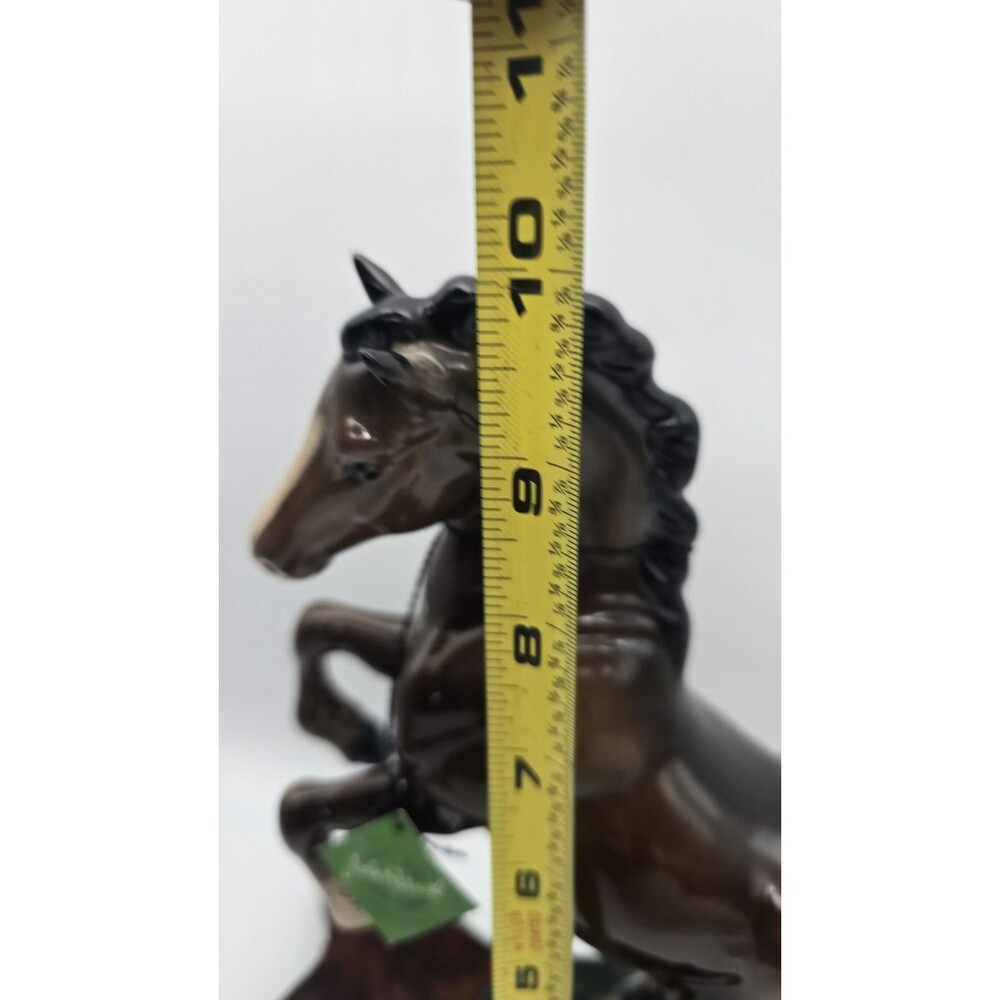 BESWICK HORSE WELSH COB REARING MODEL No. 1014 BROWN GLOSS EUC England - Picture 3 of 10